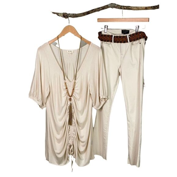 RELAXED To The Max knit top Adjustable Tie String - Picture 3 of 15